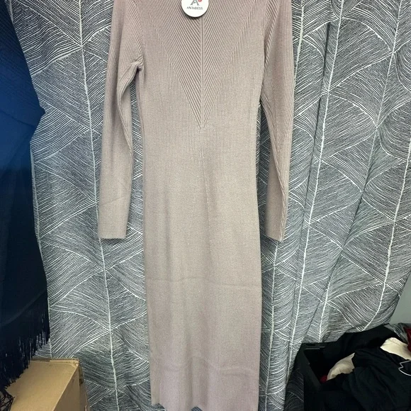 AnrBess Dress Cozy Sweater Dress XL <<<<245>>>> - Picture 6 of 6